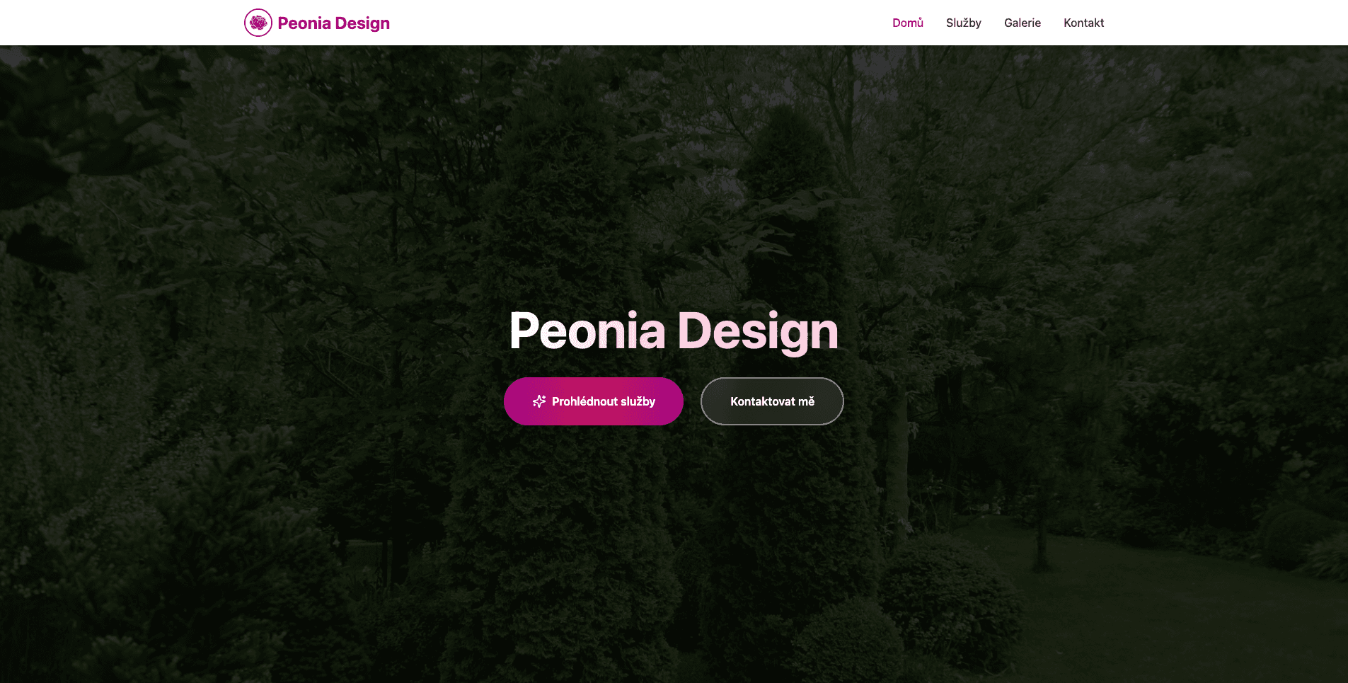 Peonia Design - Web