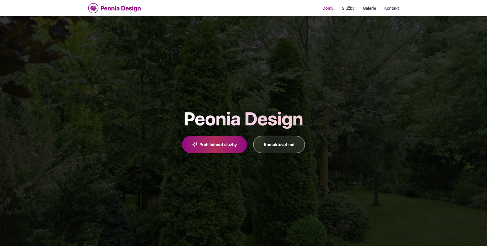 Peonia Design - Web